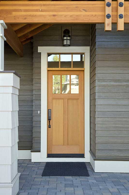 light wood Simpson door